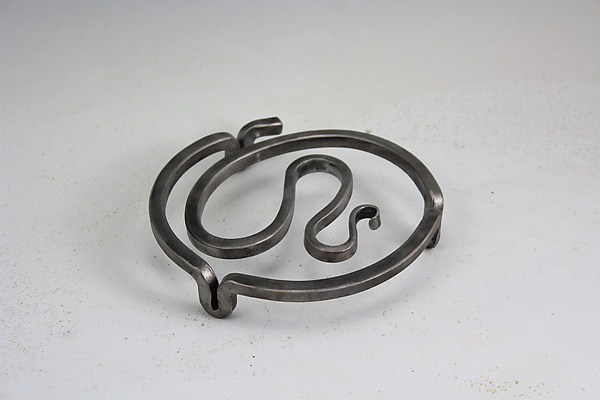 Forged Trivet 6 by Rob Caperell (Metal Serving Piece) | Artful Home