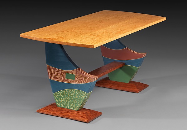 Cantilevered Coffee Table by Mark Del Guidice (Wood Coffee Table) | Artful Home