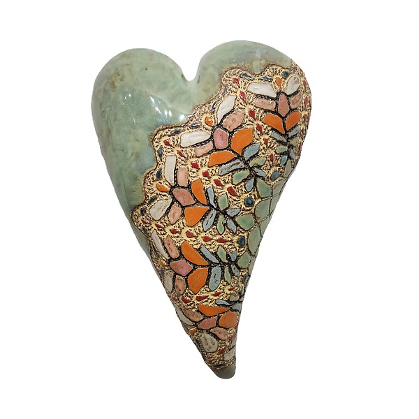 Ida by Laurie Pollpeter Eskenazi (Ceramic Wall Sculpture) | Artful Home