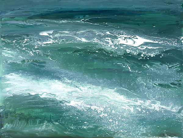 Ocean Waves by Maureen Kerstein (Giclee Print) | Artful Home