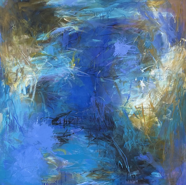 Blue Tide by Debora Stewart (Acrylic Painting) | Artful Home