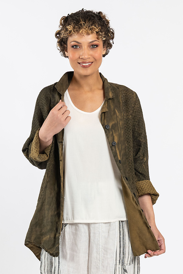 Kern Shirt Jacket by Cynthia Ashby (Linen Top) | Artful Home
