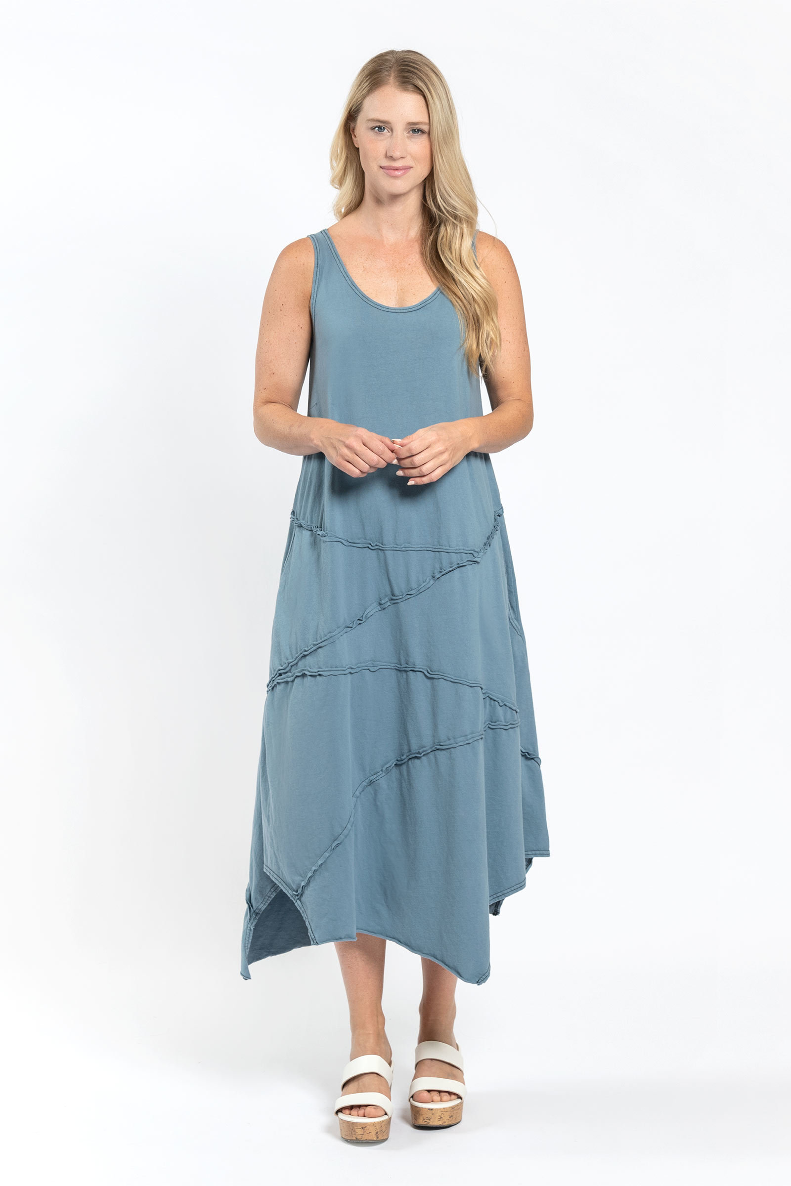 ZARA ASYMMETRIC MIDI DRAPED KNIT DRESS LIMITED BRICK ALL