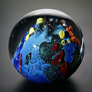 Josh Simpson「Megaplanet」No.5 ガラスアート 置物 5