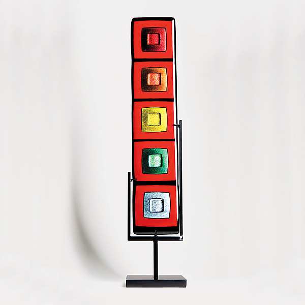 Totem by Helen Rudy (Art Glass Sculpture) | Artful Home