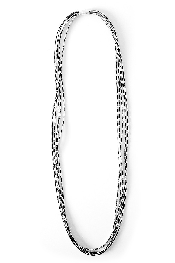 Saturn Zipper Necklace by Kate Cusack (Zippered Necklace) | Artful Home