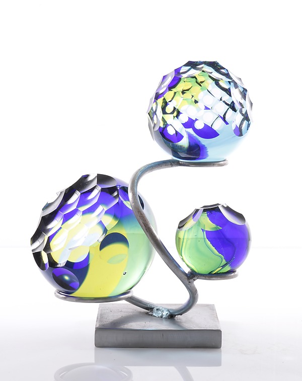 Blue Algae by Benjamin Silver (Art Glass Sculpture) | Artful Home