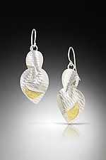 Twisted Pears by Louise Norrell (Gold & Silver Earrings)