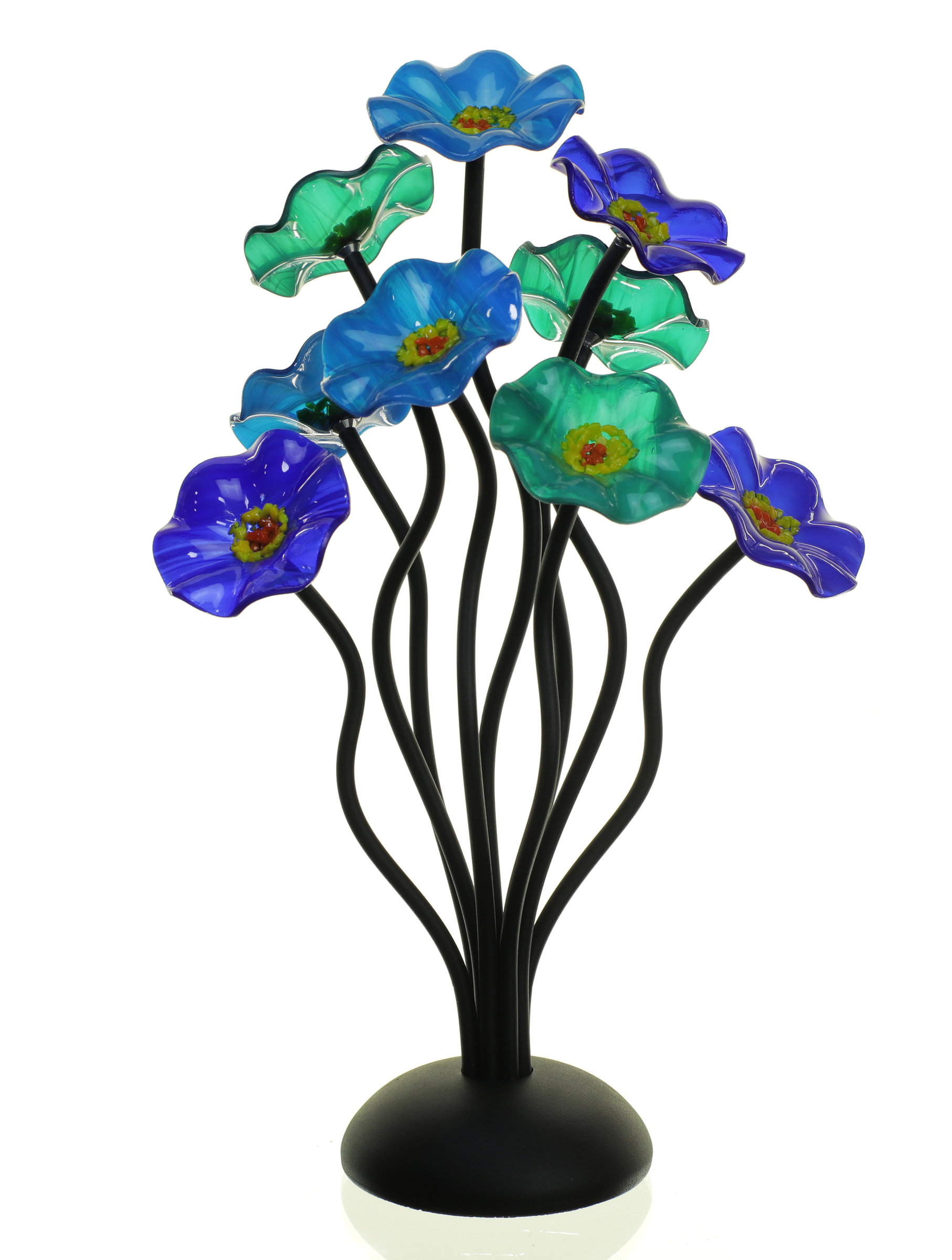 Ocean Cluster by Scott Johnson and Shawn Johnson (Art Glass Sculpture