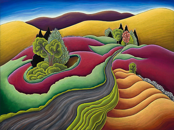 Crimson Joy by Jane Aukshunas (Giclee Print) | Artful Home