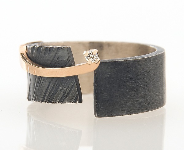 Just a Smile Ring by Dagmara Costello (Silver & Stone Ring) | Artful Home