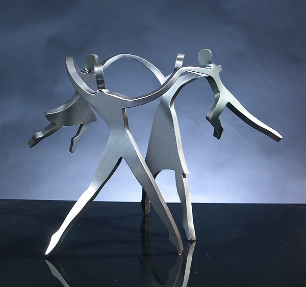 Dancing Family by Boris Kramer (Metal Sculpture) | Artful Home