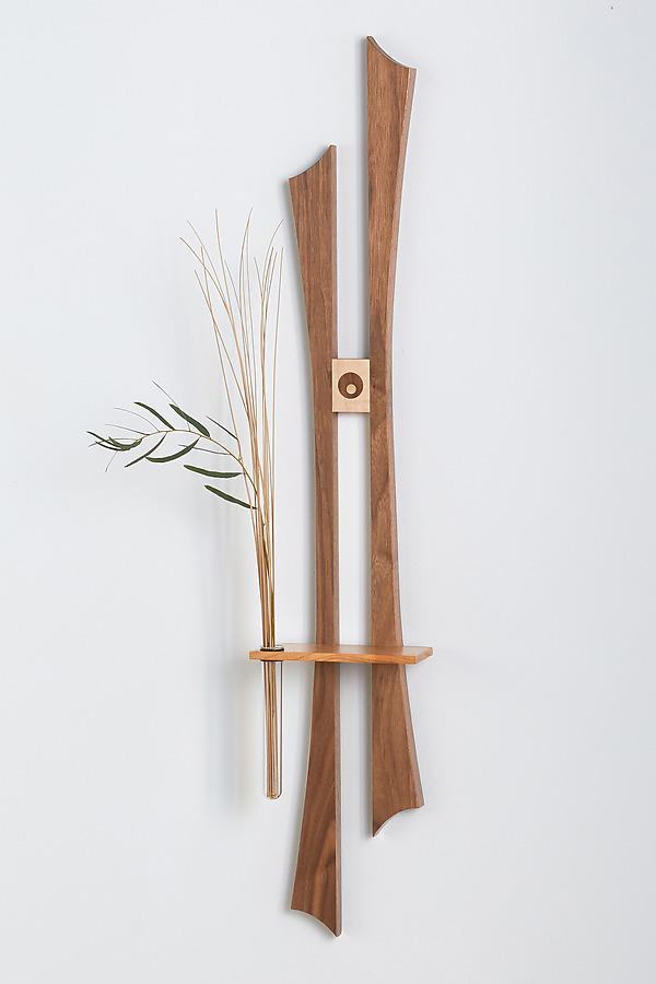 Tower Shelf by Steve Uren (Wood Wall Sculpture) | Artful Home