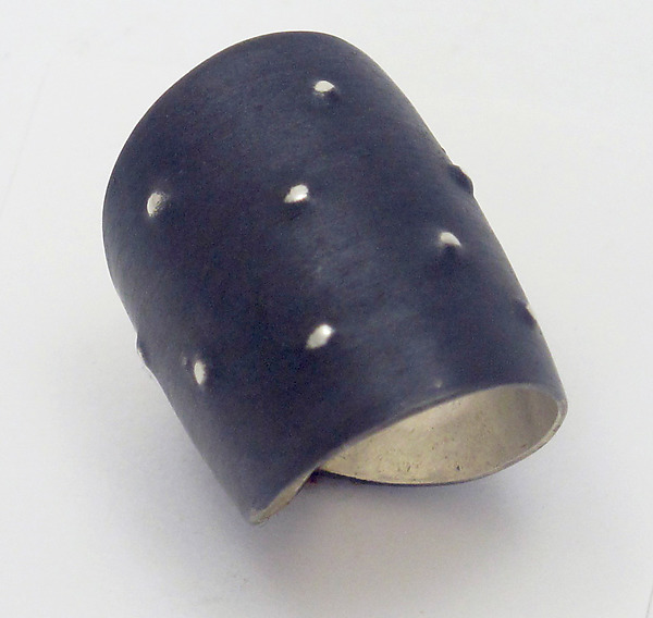 Oxidized Silver Ring by Dennis Higgins (Silver Ring) | Artful Home