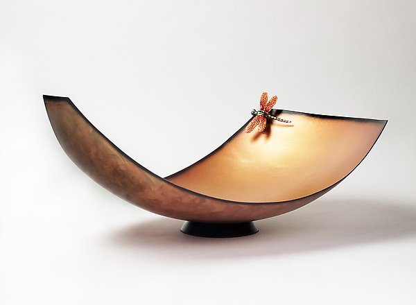 Wing and Feather by Charissa Brock (Art Glass & Bamboo