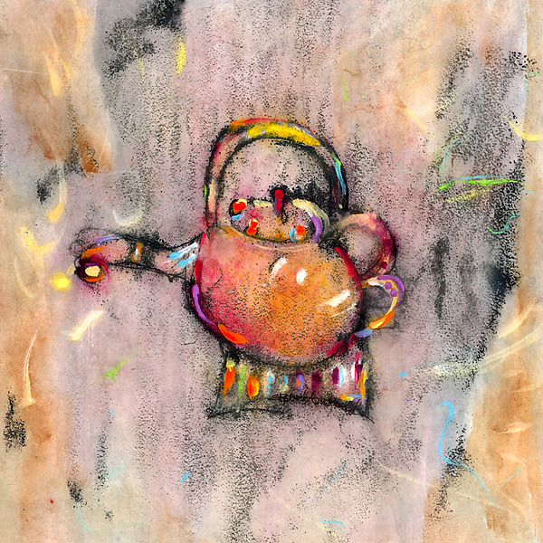 Teapot 4 by Roberta Ann Busard (Giclee Print) | Artful Home