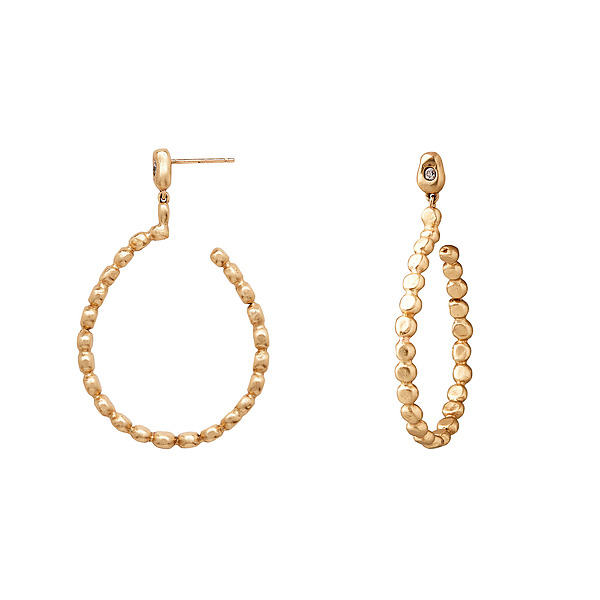 Orion Hoop Earrings by Julie Cohn (Bronze Earrings) | Artful Home
