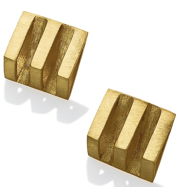 Line Earrings by Nora Fischer (Gold Earrings)