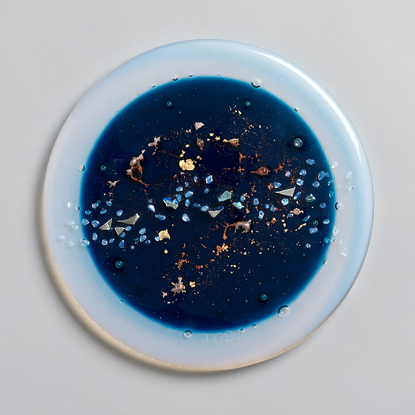Portal Series: Carina Nebula #1 by Denise Bohart Brown (Art Glass Wall Sculpture) | Artful Home