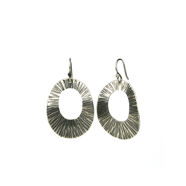 Radiant Earrings by Susie Aoki (Silver Earrings) | Artful Home