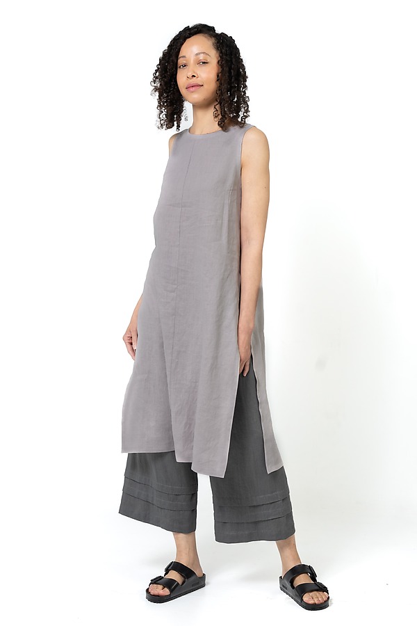 le / ル SIDE BUTTON SLIT トップス ECRU MUSINSA公式 | LE side button slit top (black)