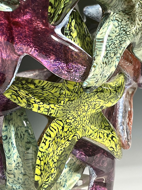 Starfish Cluster by John Gibbons (Art Glass Vase) | Artful Home