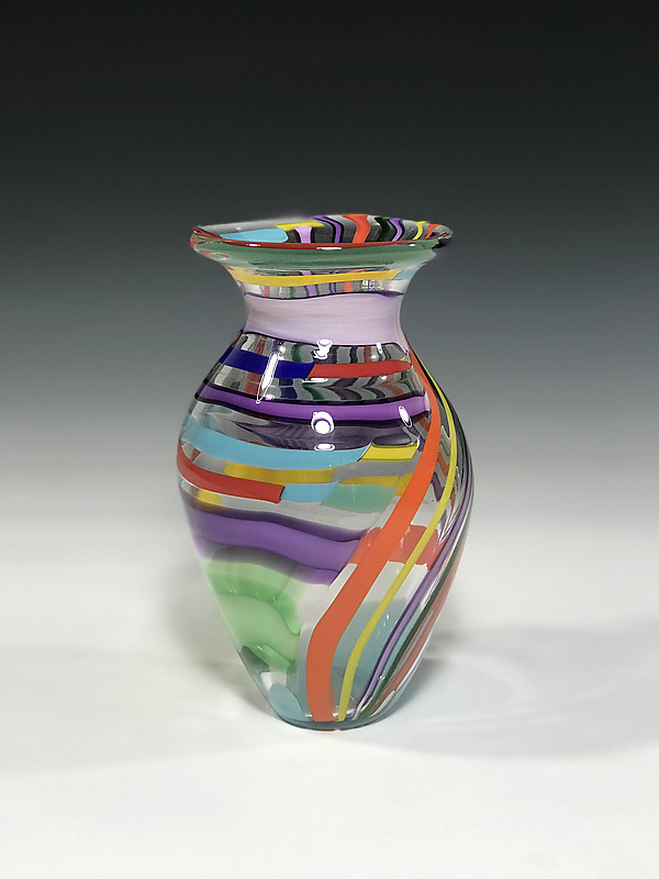 Artistic Collector's Crystal Vase Designed by Jan Beranek