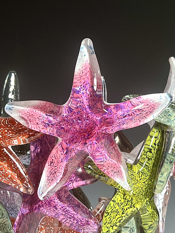 Starfish Cluster by John Gibbons (Art Glass Vase) | Artful Home