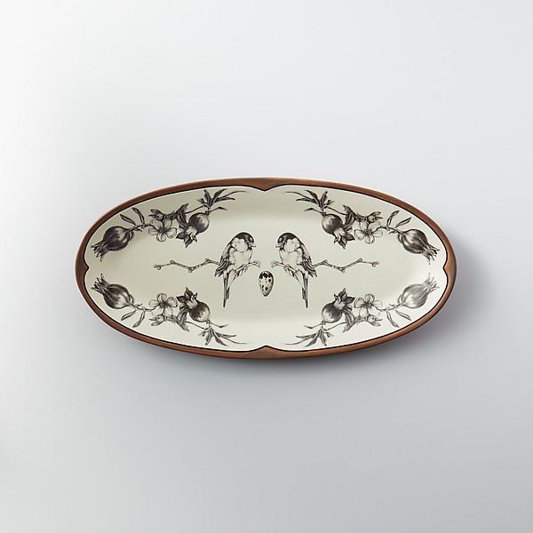 Platter: Chickadee by Laura Zindel (Ceramic Platter) | Artful Home