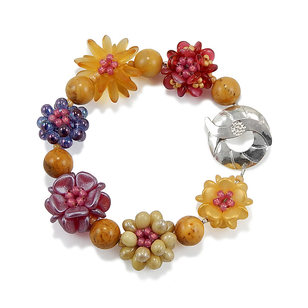 And Roses Bracelet by Kathryn Bowman (Silver & Stone Bracelet)