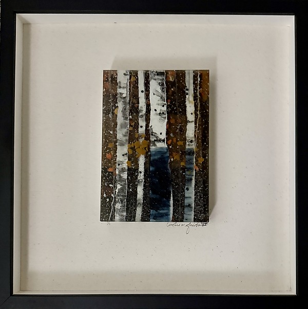Amber Moments by Leslie W. Friedman (Art Glass Wall Sculpture) | Artful Home