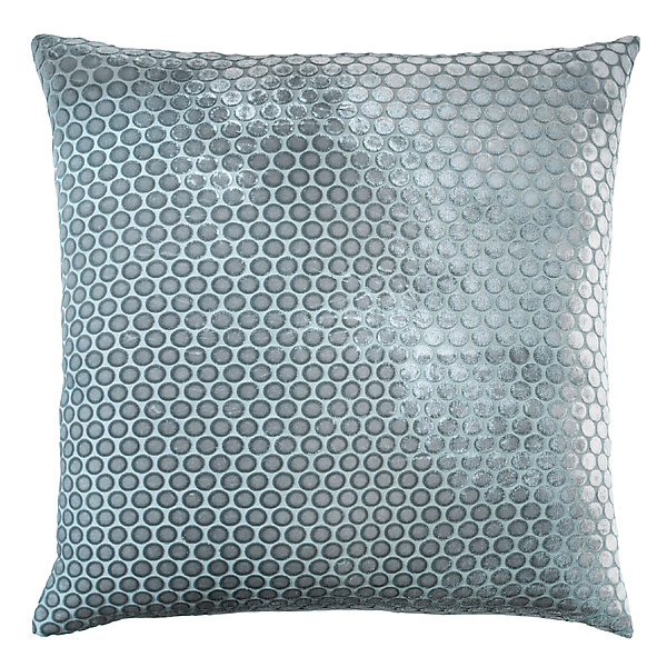 Large Dots Velvet Pillow by Kevin O