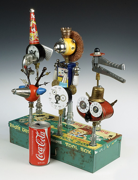 Party Animals by Amy Flynn (Mixed-Media Sculpture) | Artful Home