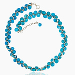 Signature Sleeping Beauty Turquoise Necklace by Lori Kaplan (Silver & Stone Necklace) | Artful Home