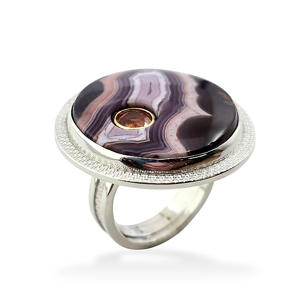 Purple Reverie Ring by Ryan Gardner (Gold, Silver & Stone Ring) | Artful Home