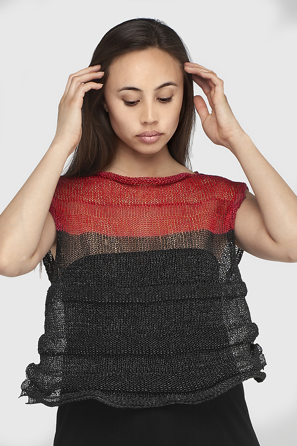 AMOMENTO　Paper Yarn Collar Knit　サマーニット AMOMENTO Paper Yarn Collar Knit サマーニット
