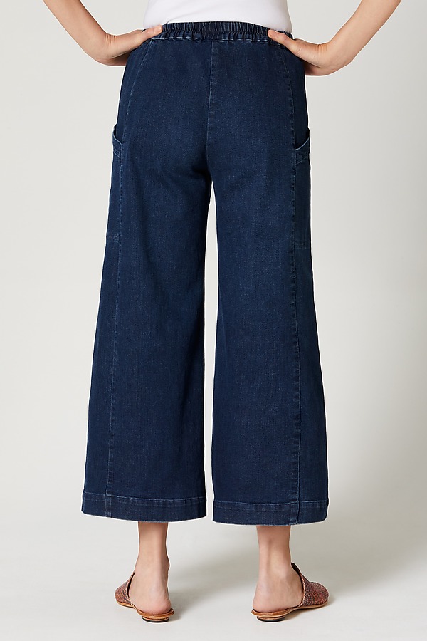 Denim Utility Pant by Lisa Bayne (Woven Pant) | Artful Home