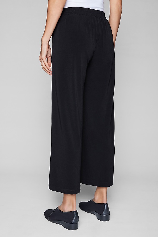 Front Seam Wide Leg Pant by Lisa Bayne (Knit Pant) | Artful Home