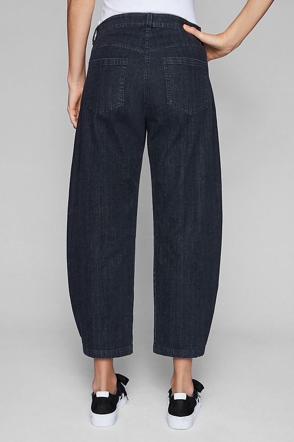 Denim Barrel Leg Pant by Lisa Bayne (Woven Pant) | Artful Home