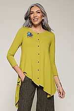 Snap-Front Tunic by Lisa Bayne (Knit Top)