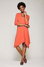 Asymmetrical Tracy Dress by Lisa Bayne (Crinkled Jersey Dress)