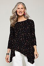 3/4 Sleeve Caledonia Tee by Lisa Bayne (Knit Top)