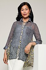Twin Moods Shirt by Lisa Bayne (Woven Top)