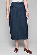 Dream Knit Denim Cocoon Skirt by Lisa Bayne (Knit Skirt)
