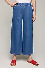 Dream Knit Denim Wide Leg Pant by Lisa Bayne (Knit Denim Pant)