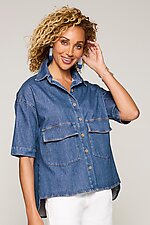 Dream Knit Denim Shirt by Lisa Bayne (Knit Denim Shirt)