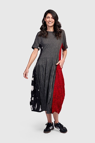 Scarlett T-Shirt Dress by Alembika (Crinkled Jersey Dress)