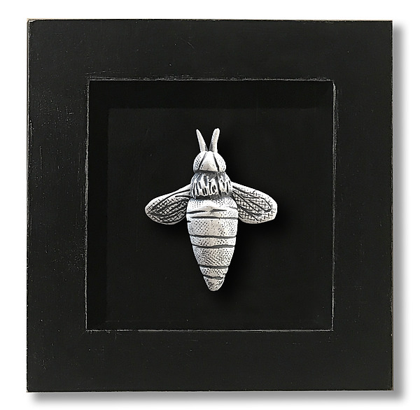 Connections Series: Bee by Jenifer Thoem (Ceramic Wall Sculpture) | Artful Home