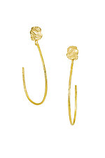 Jumping Thru Extra Large Hoop Earrings by Alicia Goodwin (Gold Earrings)