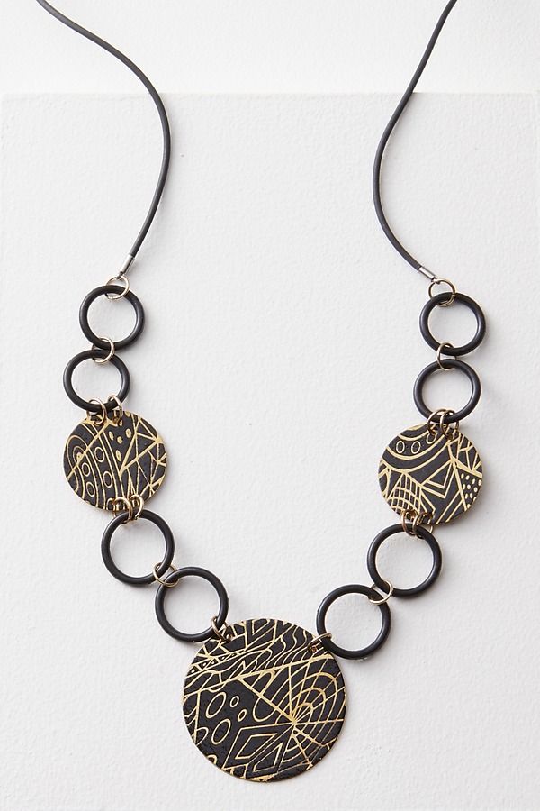 Luxe Necklace by Dawn Lombard (Enamel Necklace) | Artful Home